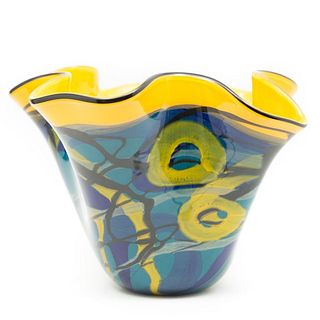 Ioan NemtoI 20th Century Glass Vase