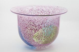 Ulrica Hydman-Vallien for Kosta Boda art glass vase