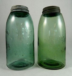 Fruit jars - 2 Mason's
