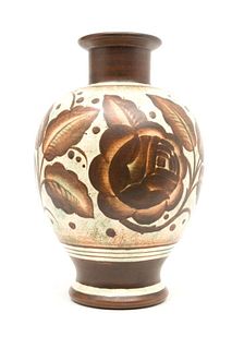 Art Deco Vase by Charles Catteau for Boch Frères Kerami