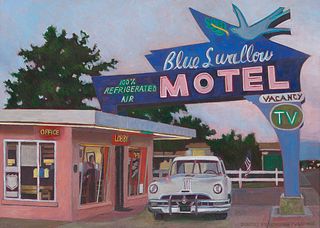 Dorothy McDonough McGeorge, Blue Swallow Motel, Rte 66