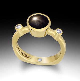 Hannah Long Star Sapphire Ring