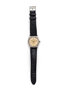 ROLEX, STAINLESS STEEL REF. 6084 'OYSTER PERPETUAL' WRISTWATCH, CIRCA 1952