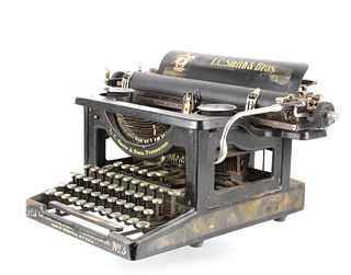 L.C. Smith & Bros No. 3 Typewriter Circa 1920's