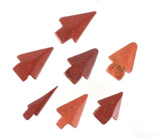 Plains Indian Catlinite Pipestone Arrow Collection