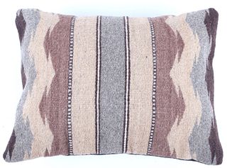 Montanas Marrones Churro Wool Pillow by E. Reyna