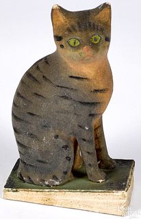 Cat pipsqueak toy, 19th c.