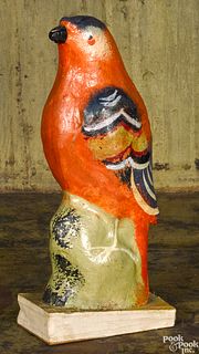 Parrot pipsqueak toy, 19th c.