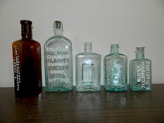Medicine - 5 rectangular bottles