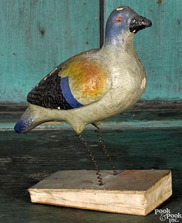 Pigeon pipsqueak toy, 19th c.