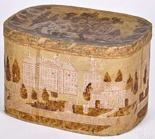 Wallpaper box, 19th c.