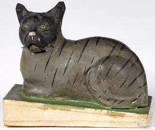 Cat pipsqueak toy, 19th c.