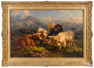 William Watson Jr. oil on canvas landscape