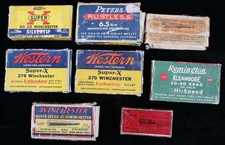 Collection of Vintage & Hard to Find Ammo/ Boxes