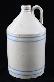 Early 1900s R.C.P. Co. Akron Stoneware Pottery Jug