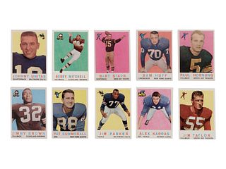 A 1959 Topps Football Complete Set,