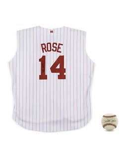 Two Pete Rose Signed Items,