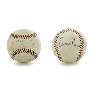 Two 1960s Chicago Cubs Signed Baseballs,