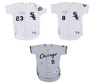 A Group of Three Signed Chicago White Sox Jerseys,