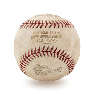A Chicago White Sox 2005 World Series Game Used Baseball,