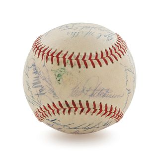A 1957 St. Louis Cardinals Team Signed Baseball