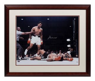 A Muhammad Ali vs. Sonny Liston Signed Photo,
15 x 19 inches