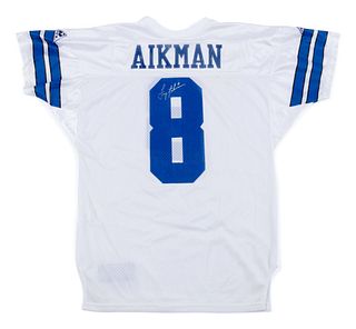 A Troy Aikman Signed Dallas Cowboys Jersey (Apex One),