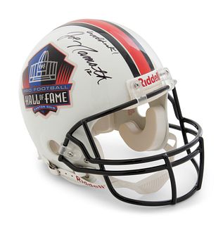 A Joe Namath Signed Hall of Fame Helmet,