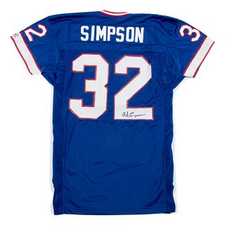 An O.J. Simpson Signed Buffalo Bills Jersey (Wilson Pro Line),