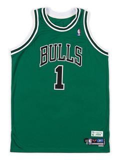 A 2006 Chicago Bulls Ceremonial Jersey Presented to Chicago Mayor Richard M. Daley,