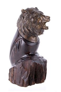 Original Clark Bronson "Grizzly Bust" Bronze