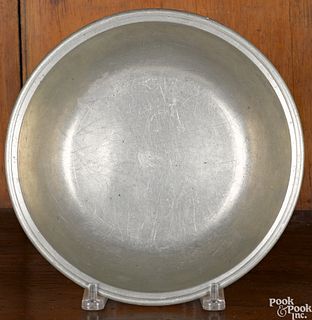Rare Middletown, Connecticut pewter basin