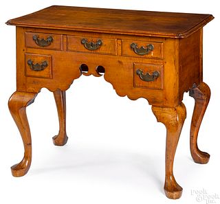 Queen Anne tiger maple dressing table