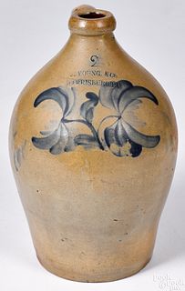 Pennsylvania two-gallon stoneware jug, 19th c.