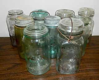 9 Fruit jars
