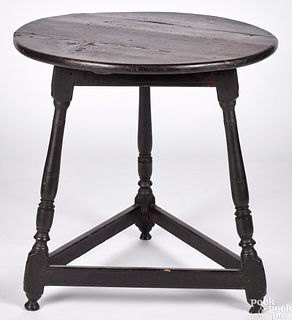 New England painted pine tavern table, ca. 1760