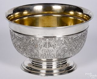 Reed & Barton sterling silver punch bowl
