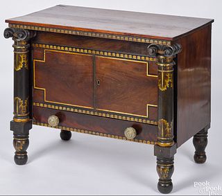 Classical rosewood commode, ca. 1835