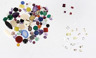 Collection of Mixed Cut & Size Precious Gemstones