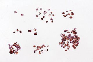 64 Carats of Loose & Faceted Red Garnet Gemstones
