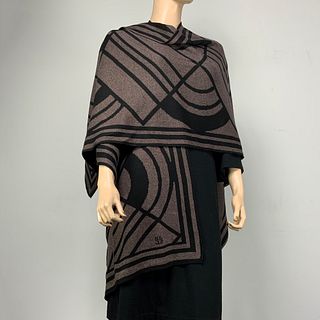 100%  Egyptian Cotton Knit Deco Cape
