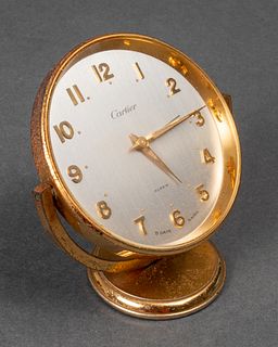 Cartier Brass 8-Day Desk Clock