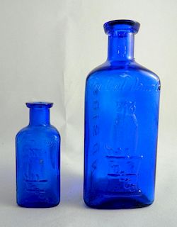 2 Poison bottles - Owl Drug Co.
