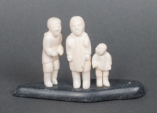Inuit "Eskimo Art" Carved Family Sculpture