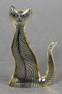 Abraham Palatnik Modern Acrylic Cat Sculpture
