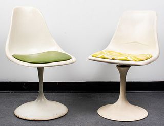 Mid-Century Modern Saarinen Style Tulip Chairs, 2