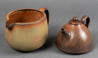 Gunnar Nylund Swedish Stoneware Dual Teapot