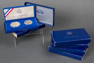 US Mint 1886/1986 Liberty Silver 2-Coin Sets, 5