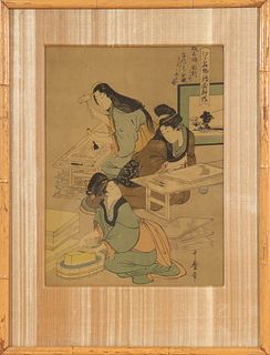 Utamaro Japanese Print