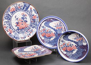Japanese Porcelain Serving Dishes, Set of 4